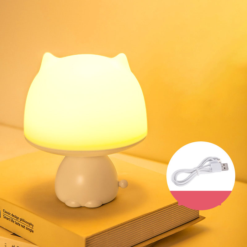 Remote Control Night Light Rechargeable Bedroom Bedside Lamp