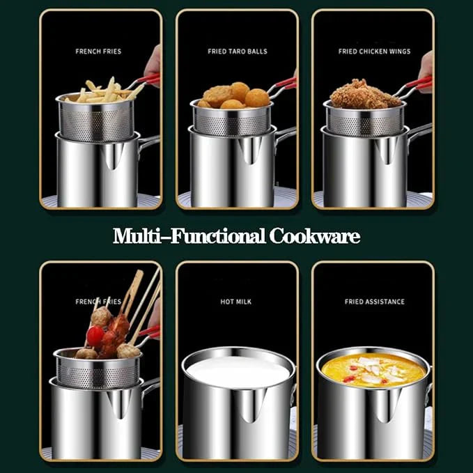 Deep frying Stainless Steel Pot